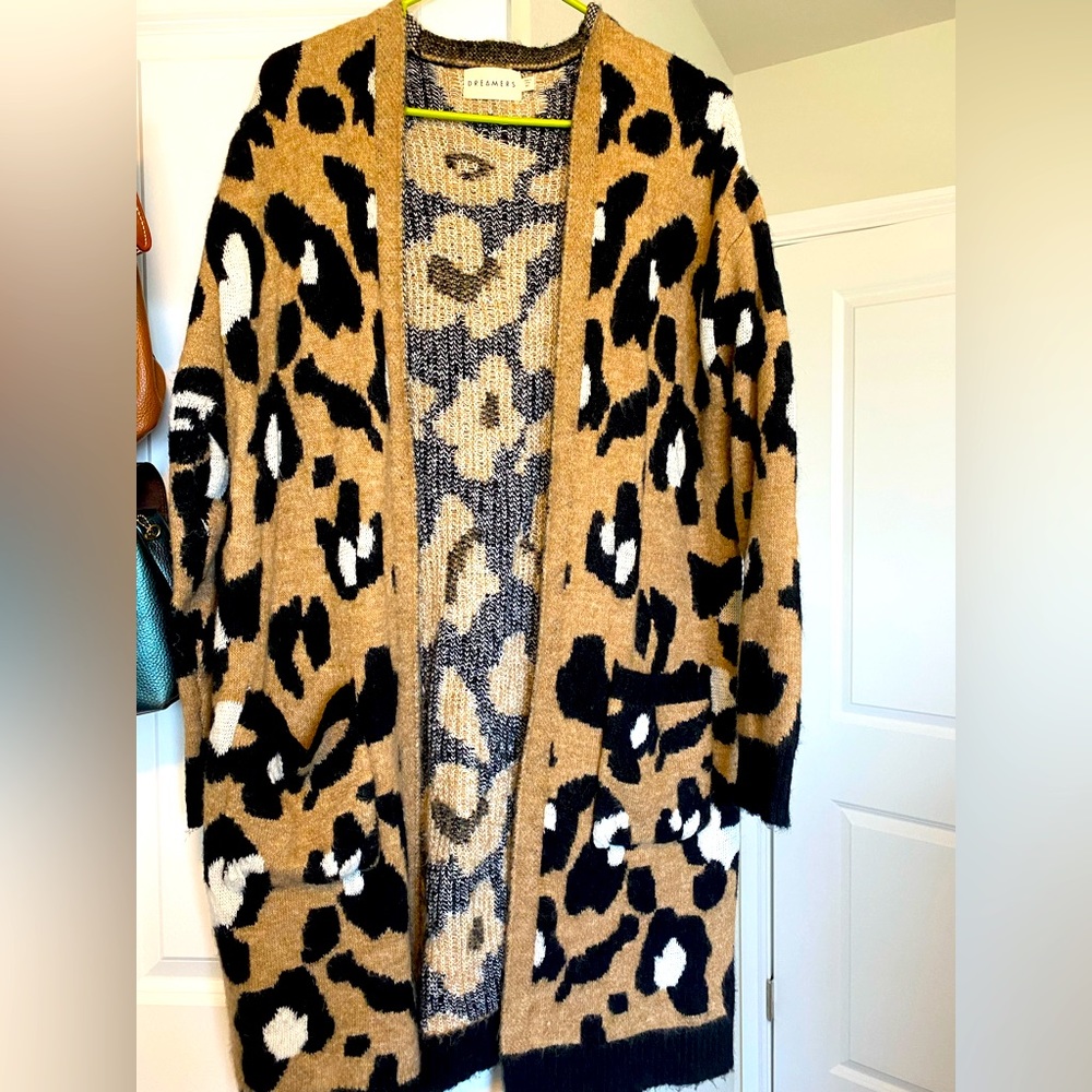 Women’s Dreamers animal print cardigan
